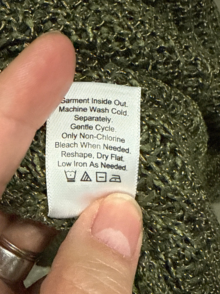 COLDWATER CREEK LOOSE KNIT SWEATER