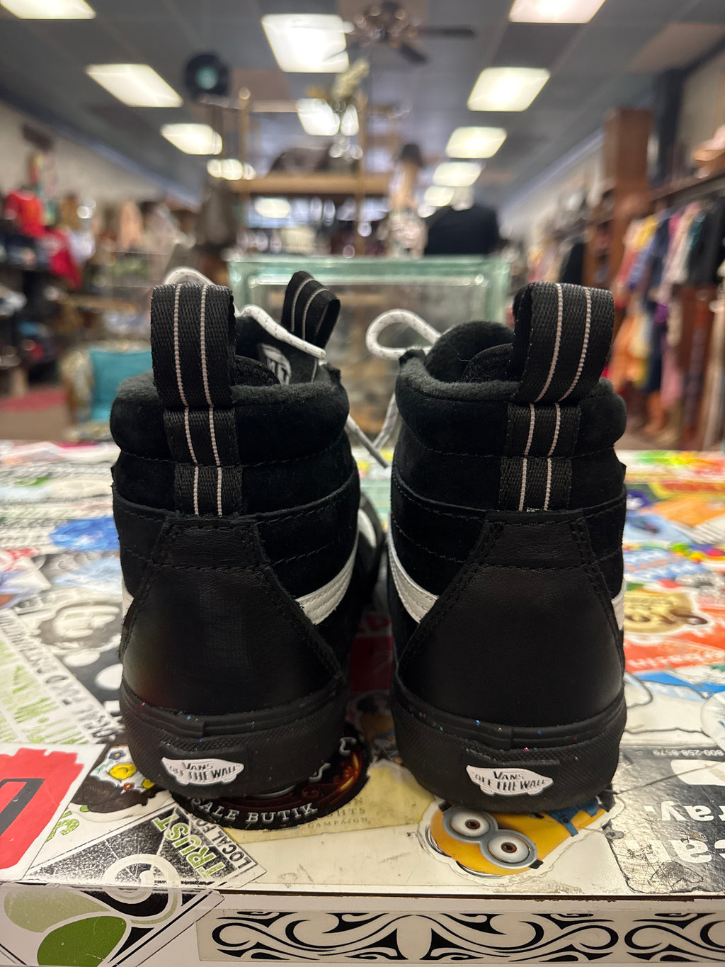 VANS GLITTER & SUEDE HI-TOPS (org$180)