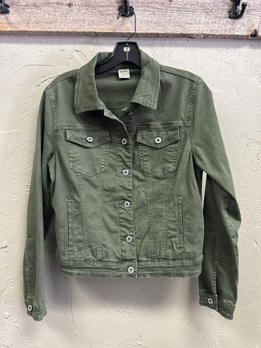COTTON BLEND TRUCKER JACKET