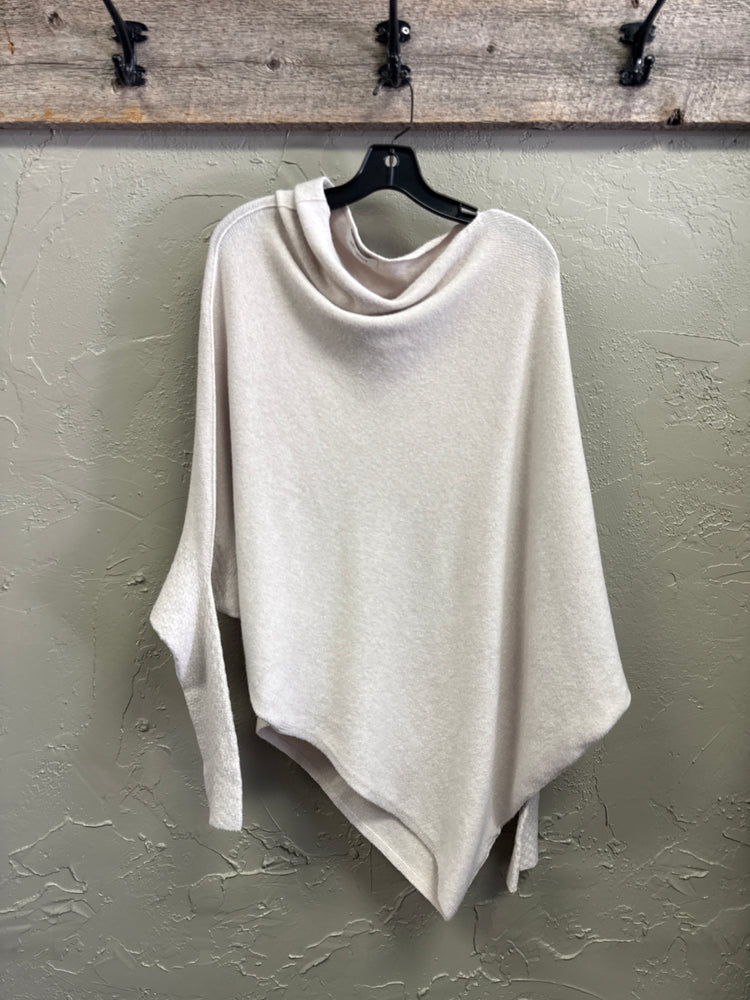 JAKI LONDON ASYMMETRIC DRAPED SWEATER (org$238)