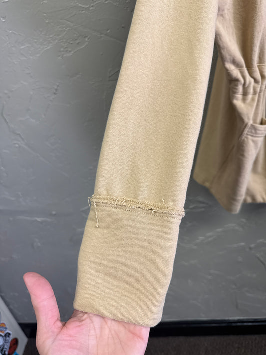 TERRY TIE FRONT JACKET