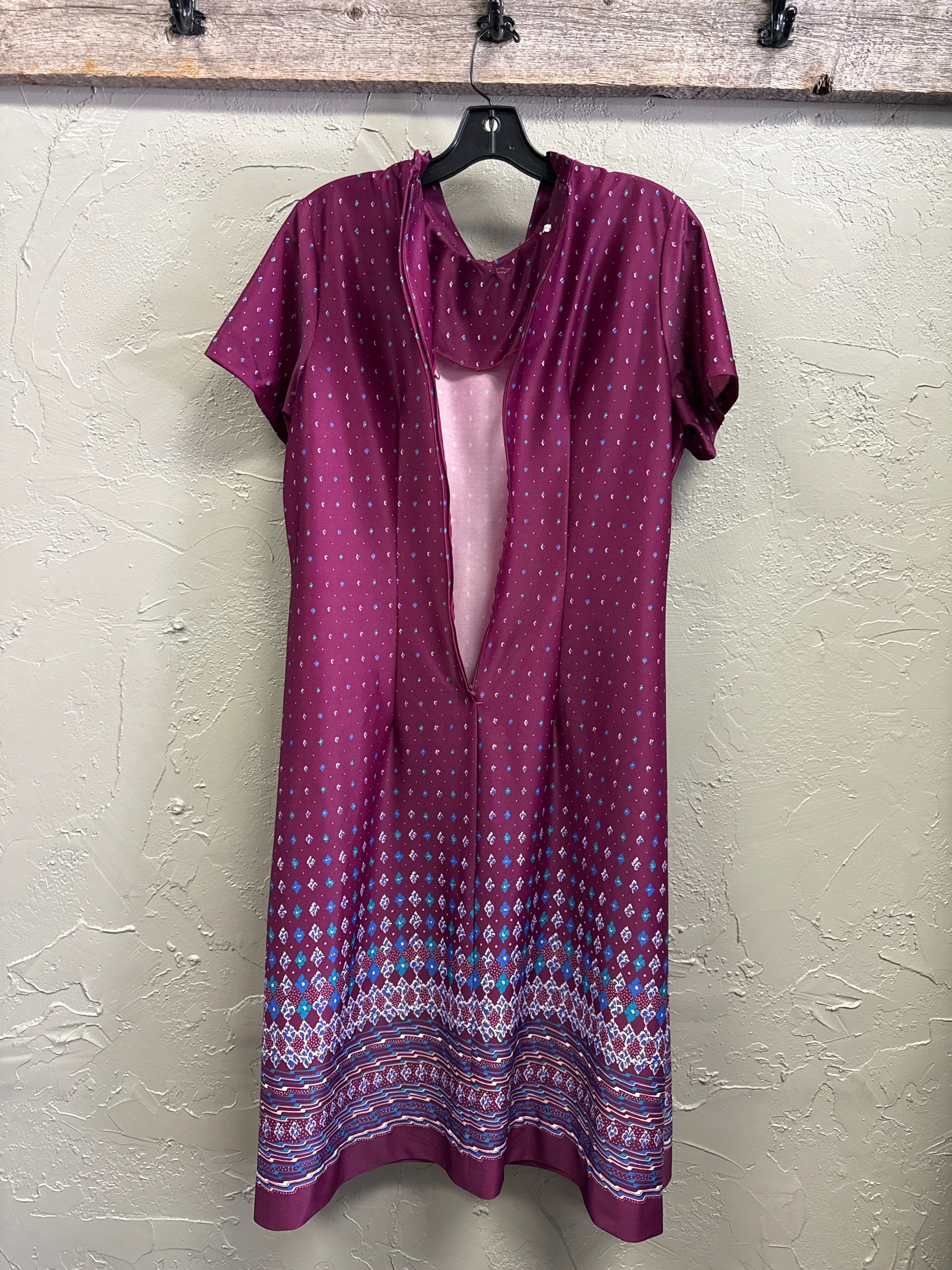 VINTAGE DRESS W NECK TIE