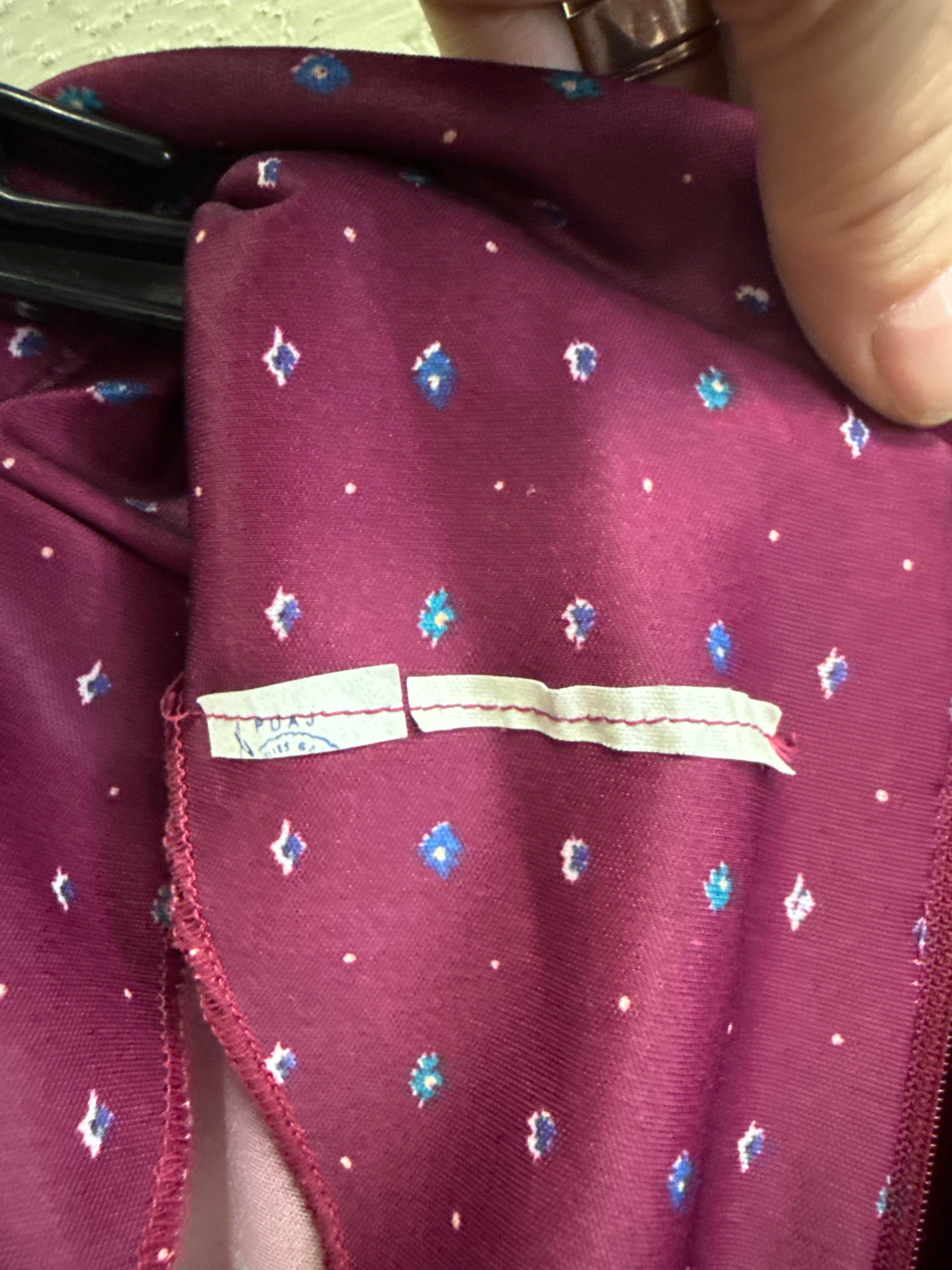 VINTAGE DRESS W NECK TIE