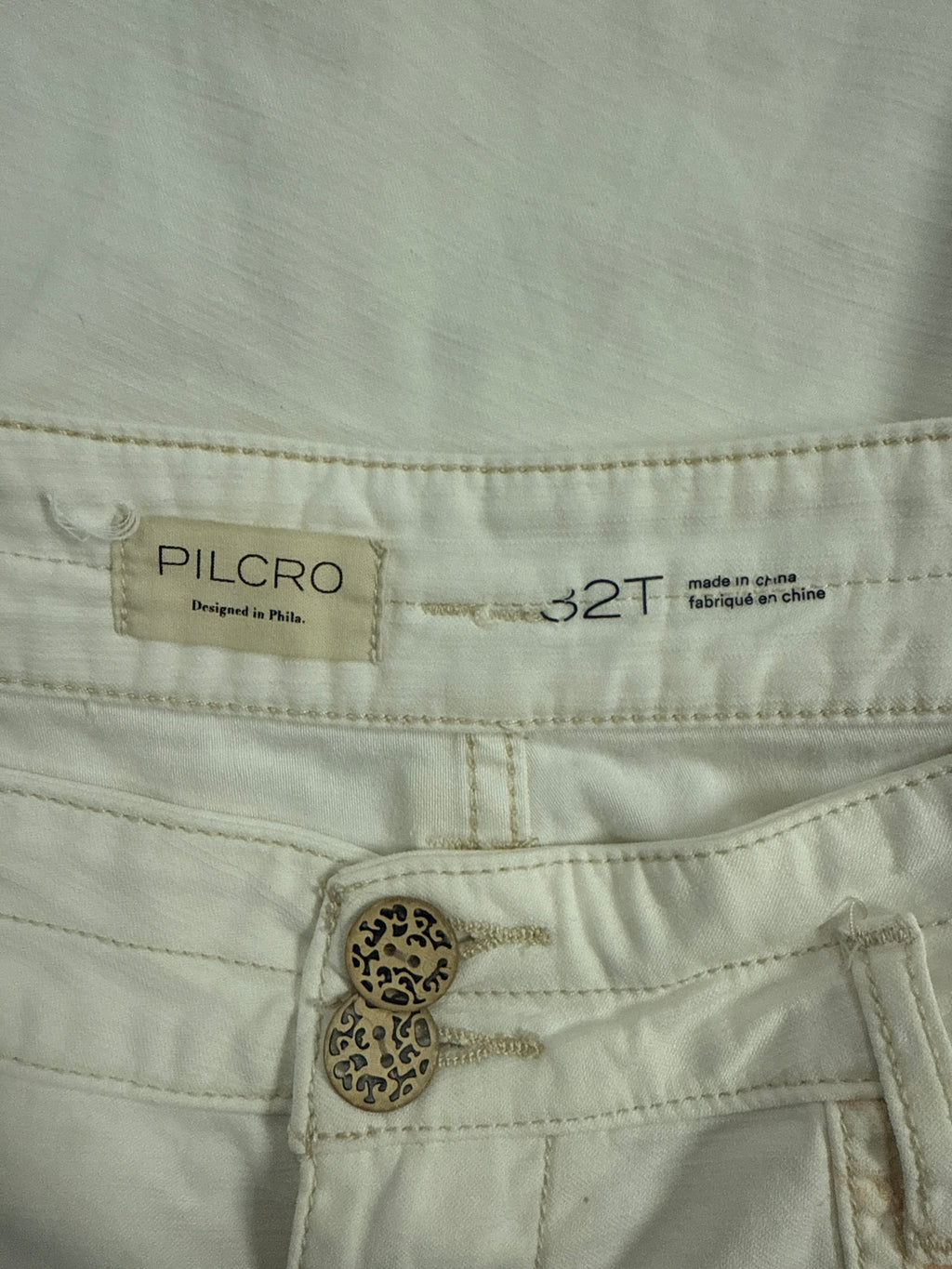 Pilcro Knee-Tuck Pant (org$128)