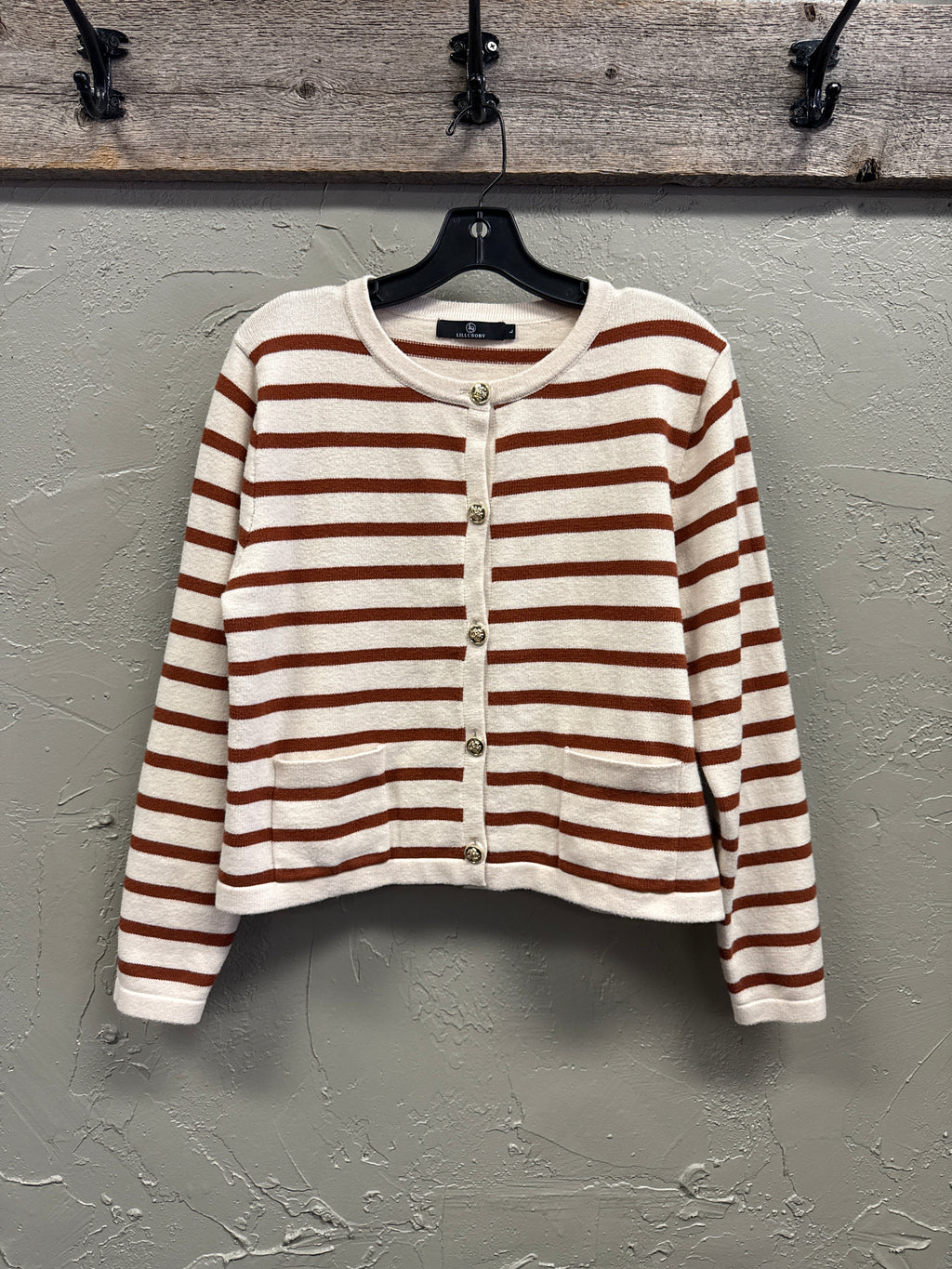 LILLUSORY 5 BUTTON CARDIGAN