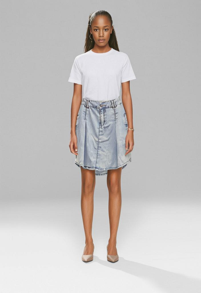 ADAM LEVINE PLEATED SKIRT