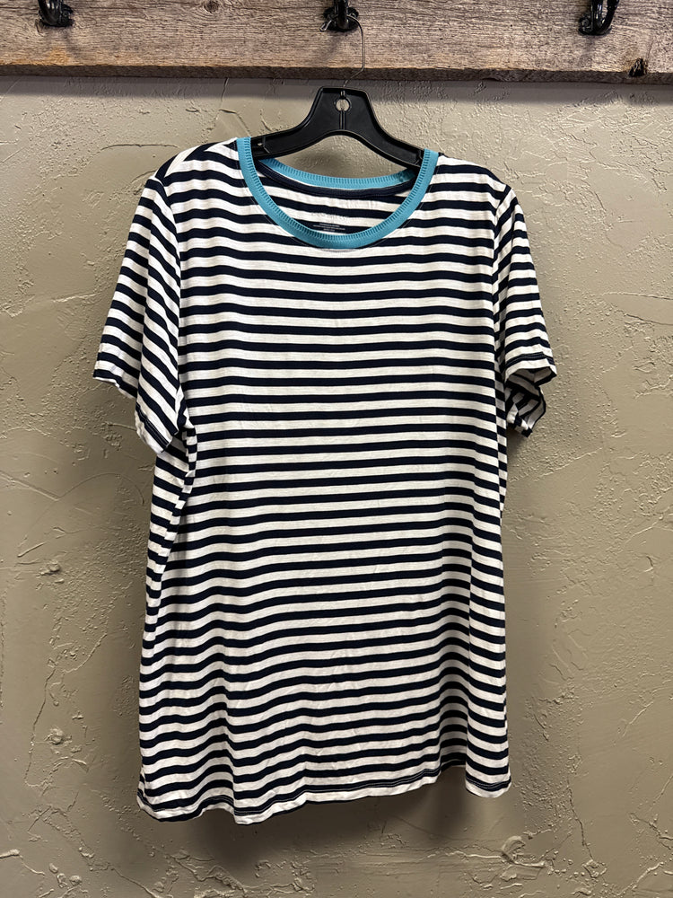 NWT LANE BRYANT STRIPED TEE (org$35)
