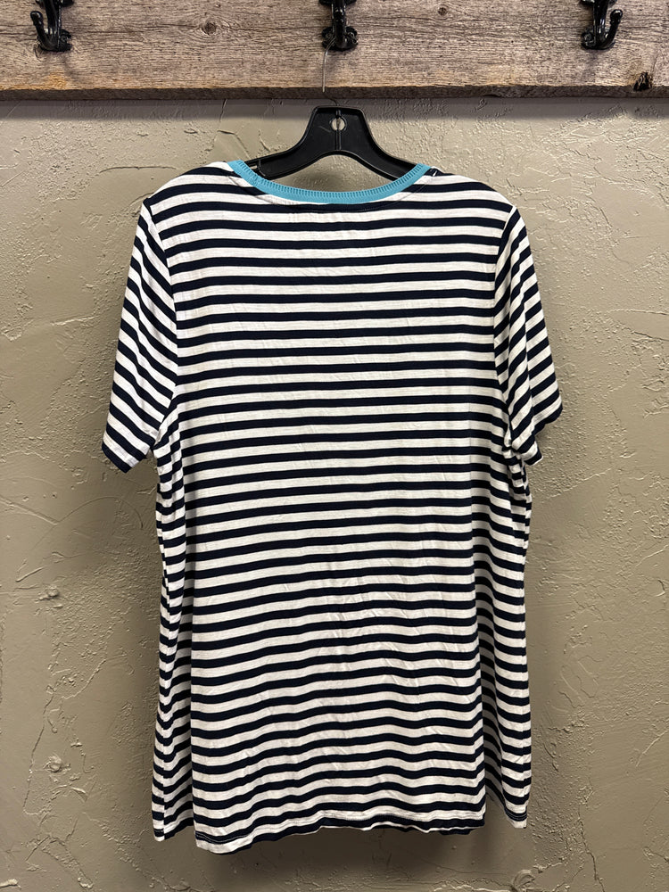 NWT LANE BRYANT STRIPED TEE (org$35)