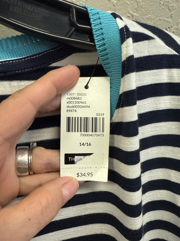 NWT LANE BRYANT STRIPED TEE (org$35)