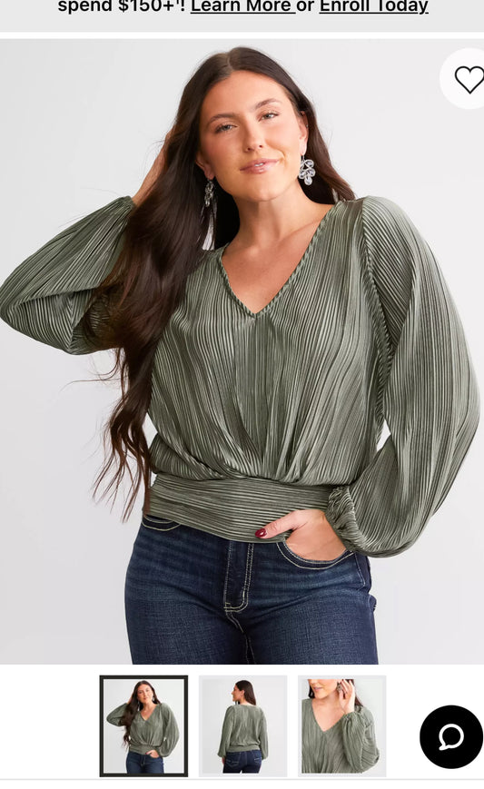 DAYTRIP PLEATED DOLMAN TOP