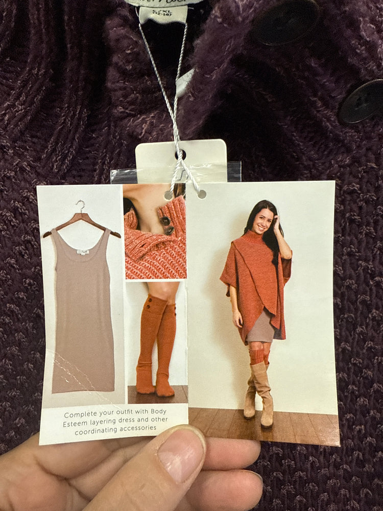 NWT SIMPLY NOELLE REVERSIBLE SWEATER