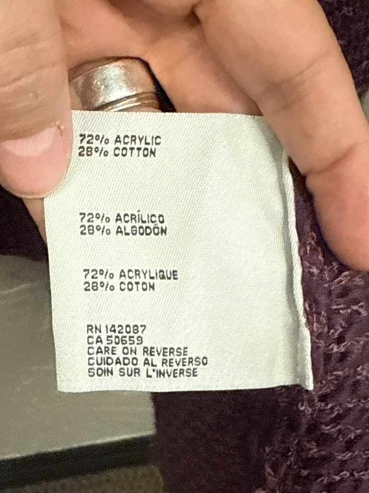 NWT SIMPLY NOELLE REVERSIBLE SWEATER