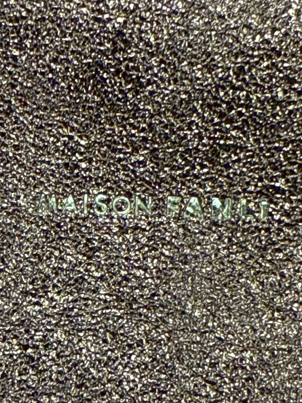 MAISON FANLI METALLIC LEATHER TOTE (org$105)
