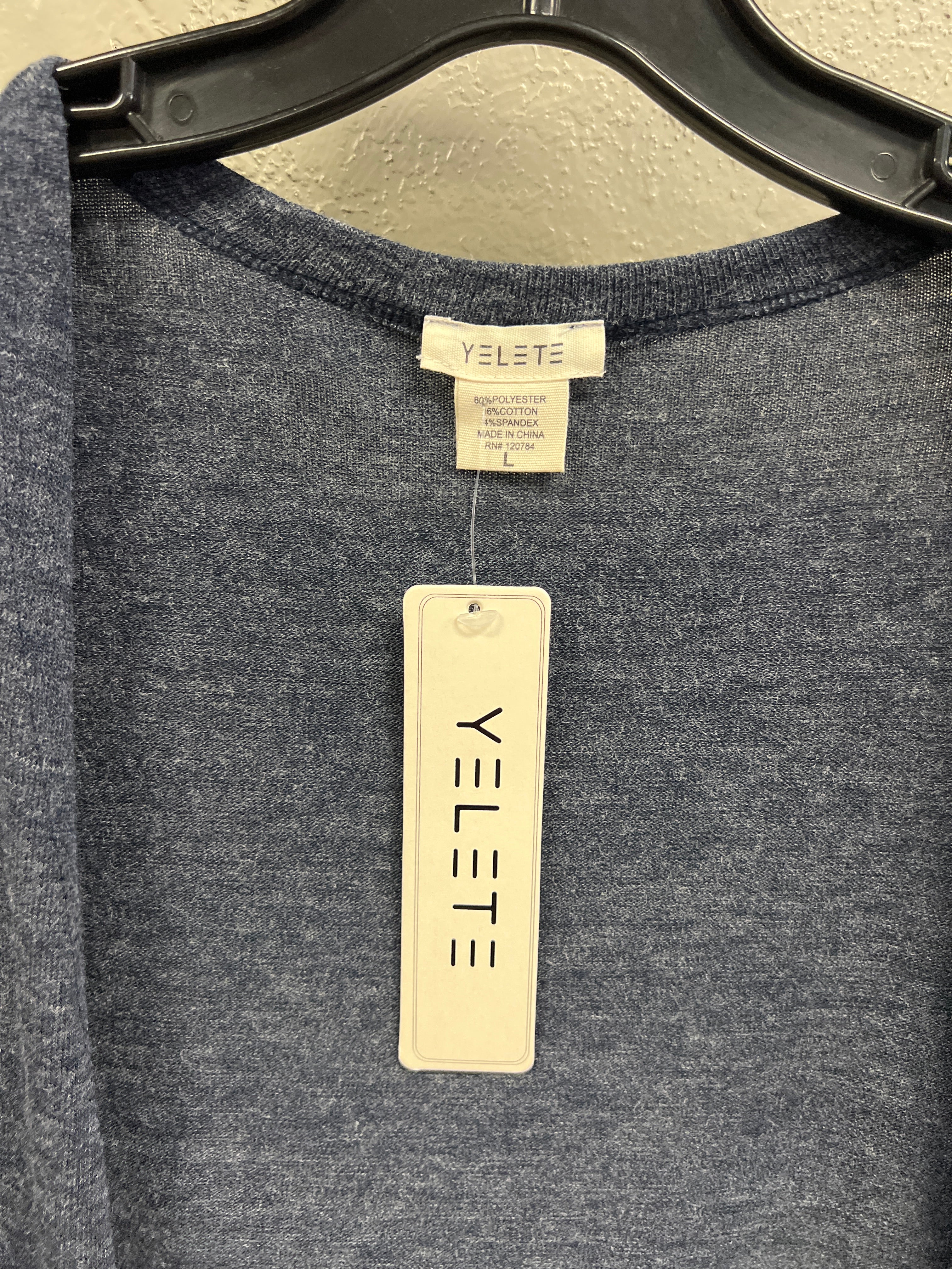 NWT YELETE OPEN CARDIGAN