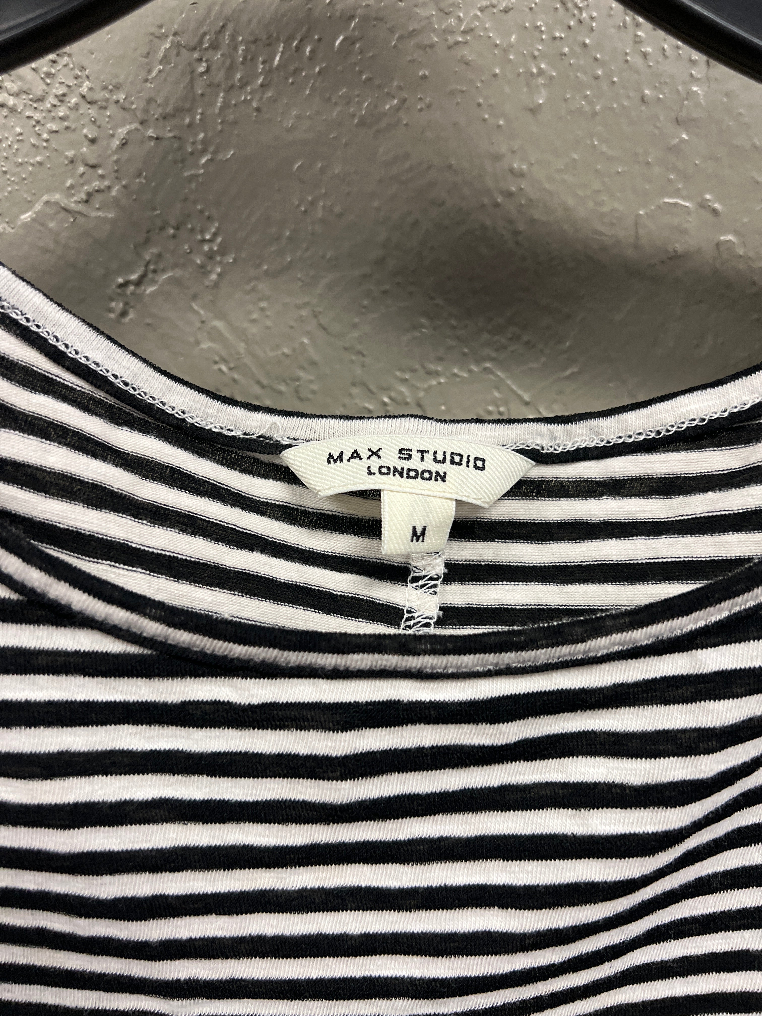 Max Studio Striped Top (org$98)