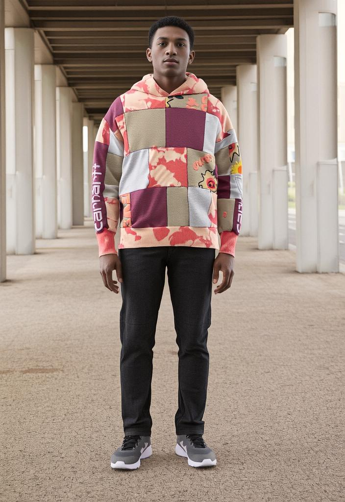 UNISEX PATCHWORK HOODIES