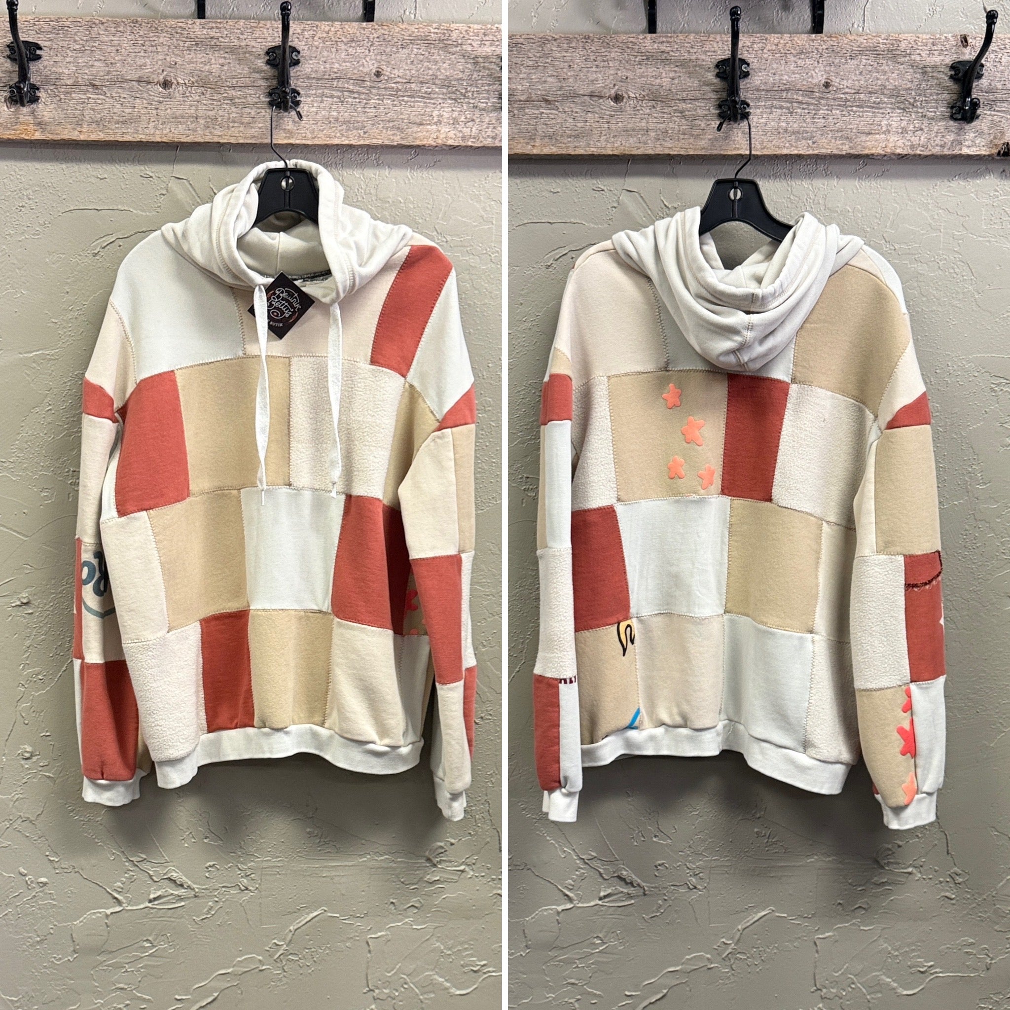 UNISEX PATCHWORK HOODIES