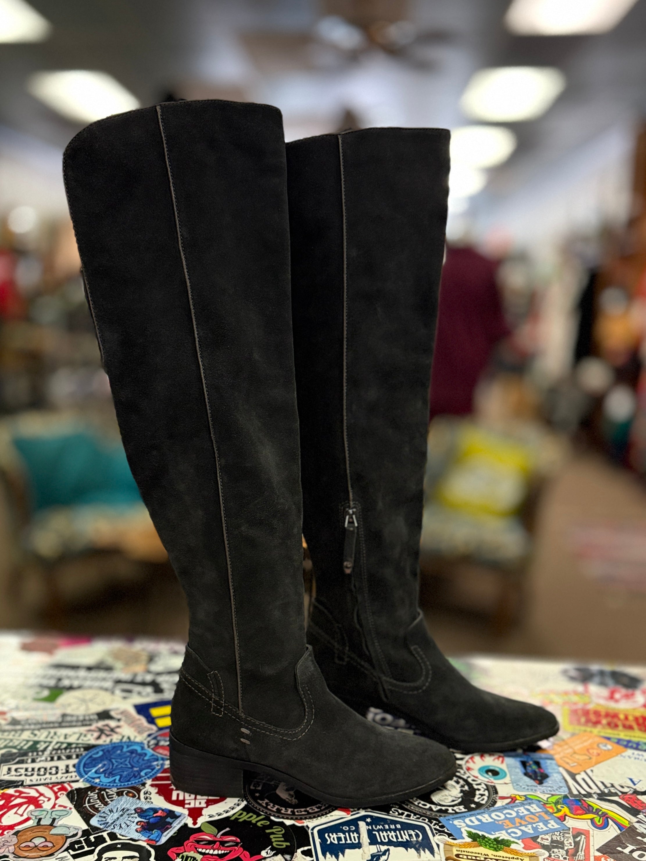 DOLCE VITA OVER THE KNEE SUEDE BOOTS