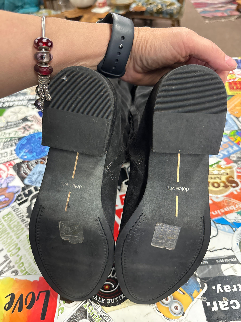 DOLCE VITA OVER THE KNEE SUEDE BOOTS