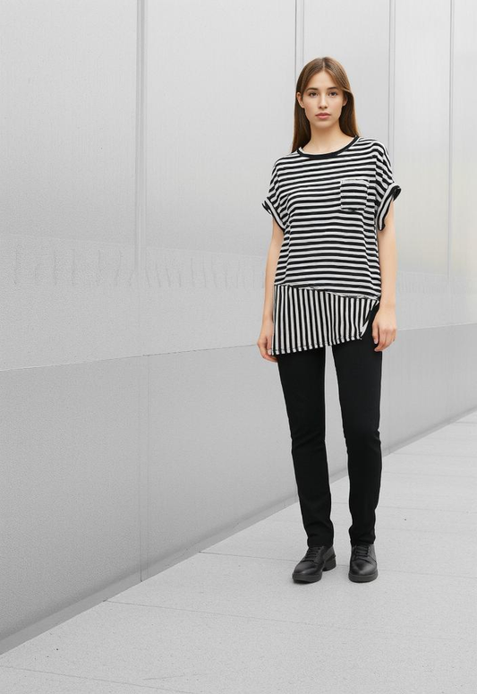 UMGEE 80's INSPIRED STRIPED TOP