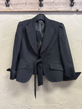 ANN KLEIN TUXEDO INSPIRED SUIT JACKET