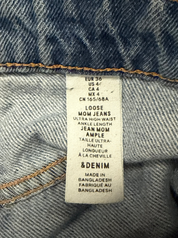 &DENIM LOOSE MOM JEAN