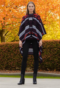 NWOT Geometric Blanket Poncho