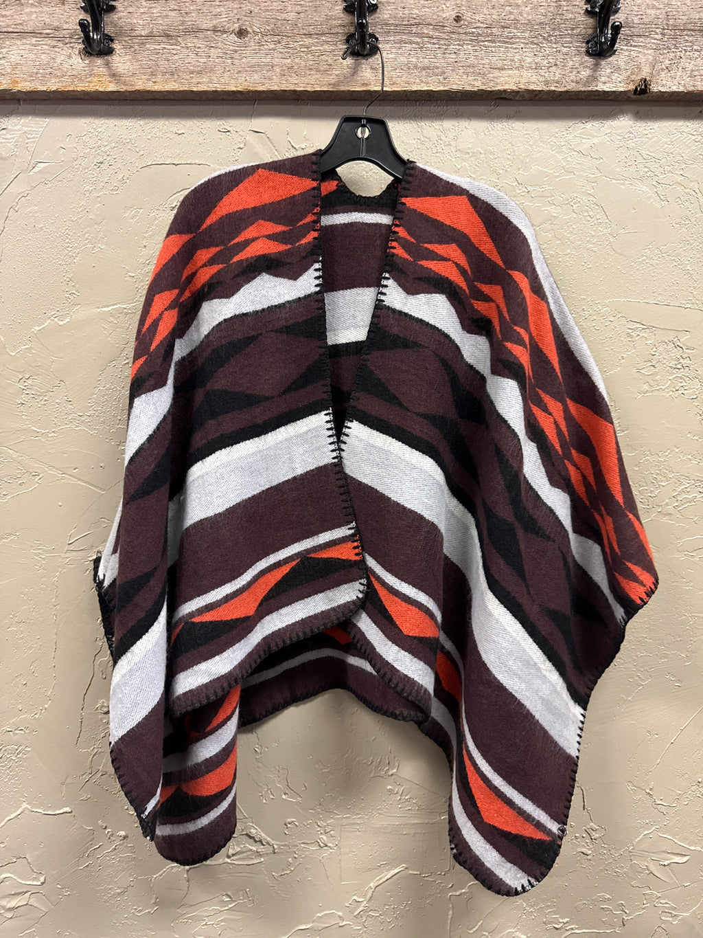 NWOT Geometric Blanket Poncho