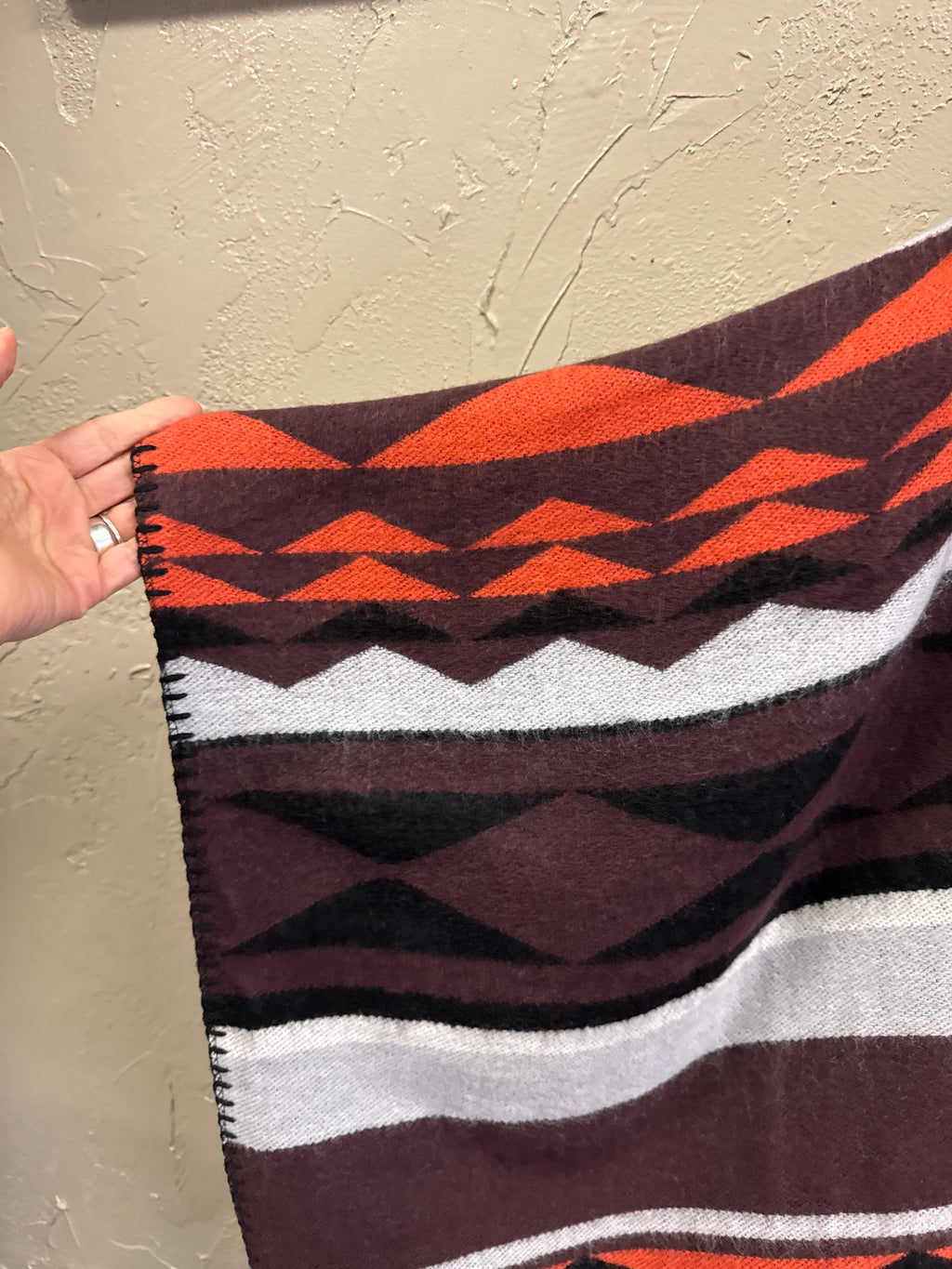 NWOT Geometric Blanket Poncho