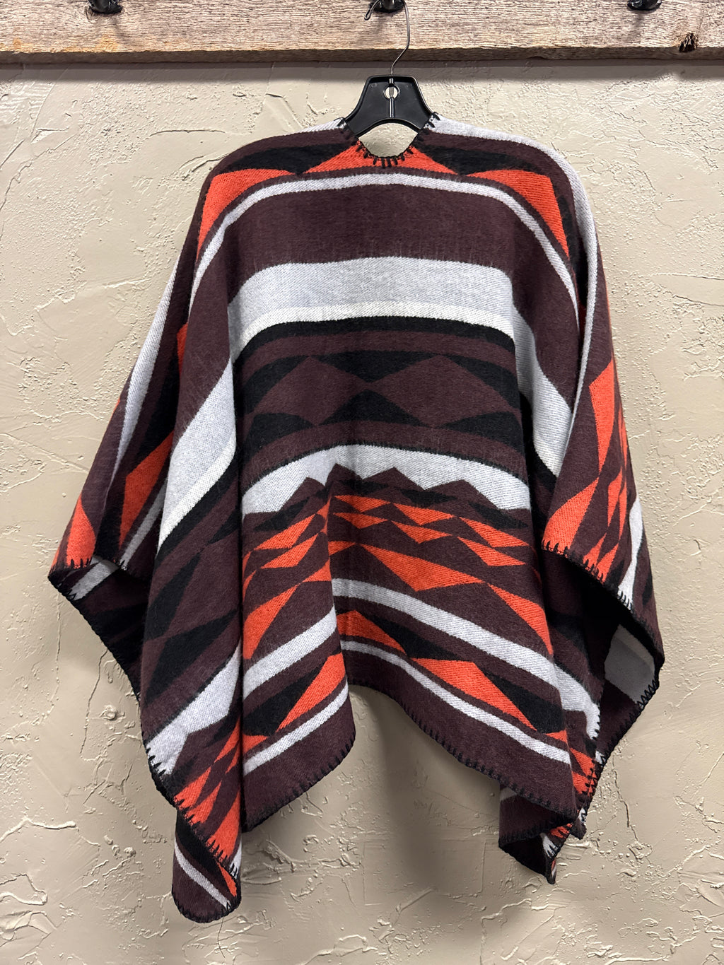 NWOT Geometric Blanket Poncho