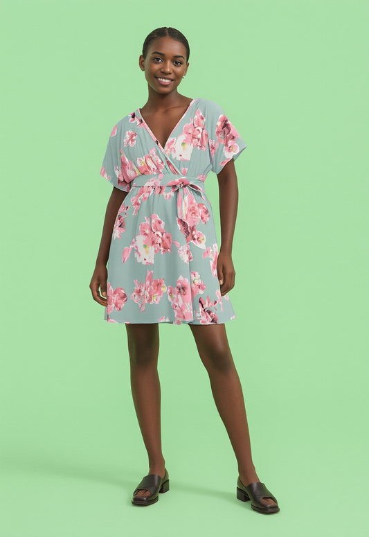 NWT VANILLA BAY FLORAL DRESS