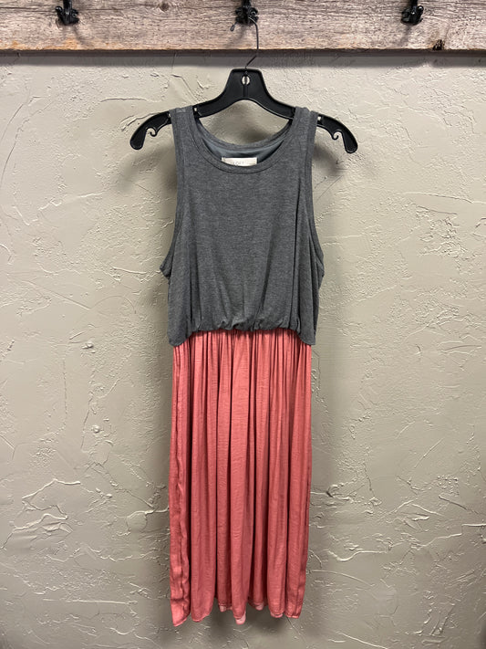 LOFT COTTON TOP MIDI DRESS (org$90)