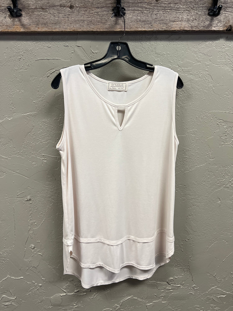 SINUOUS SLEEVELESS TOP