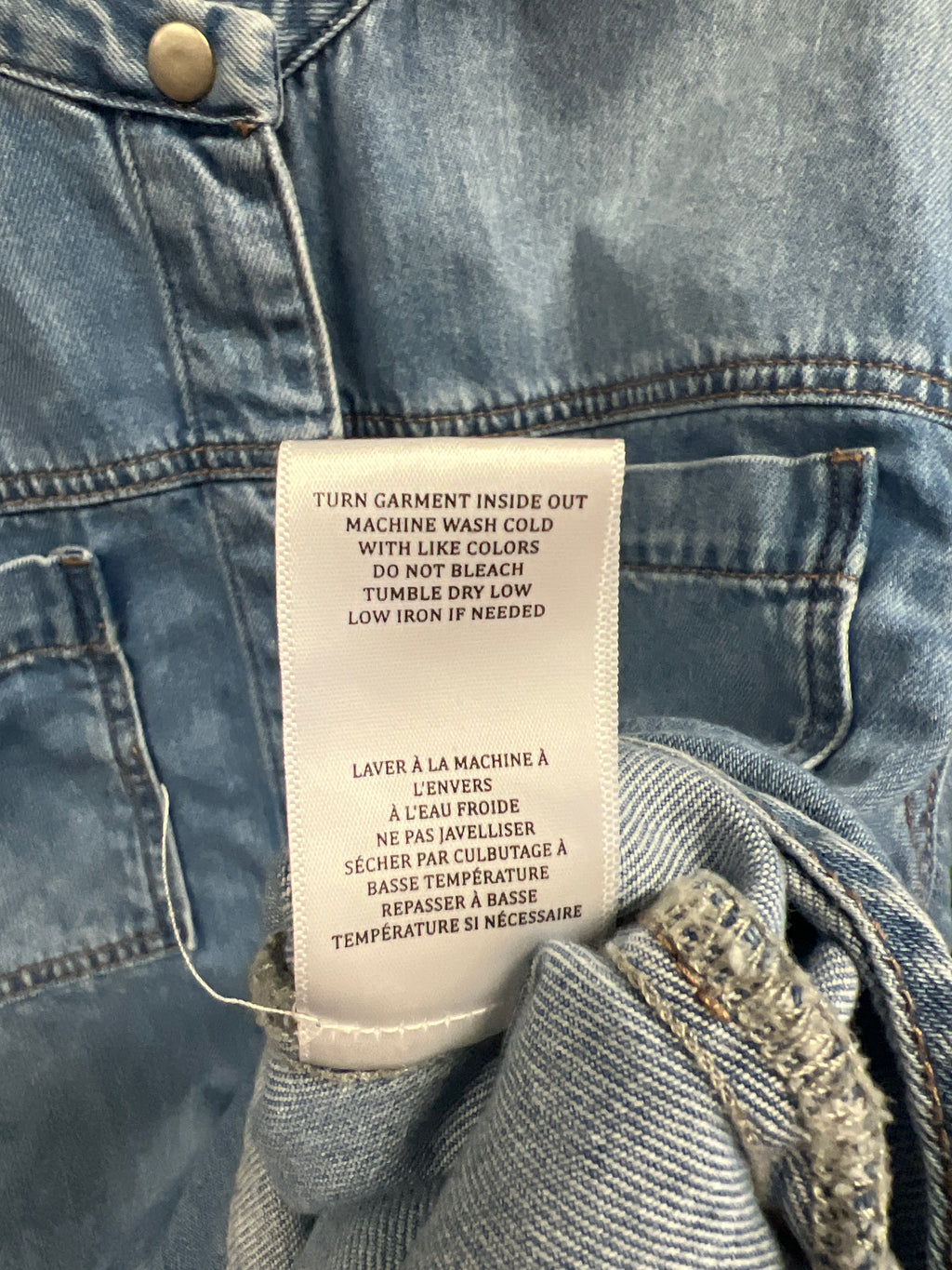 EVEREVE JORDY DENIM SHIRT (org$98)