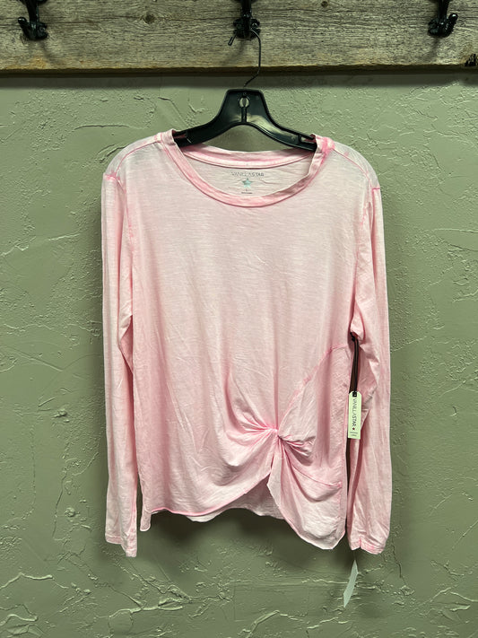 NWT VANILLA STAR TWIST FRONT TEE (org$42)