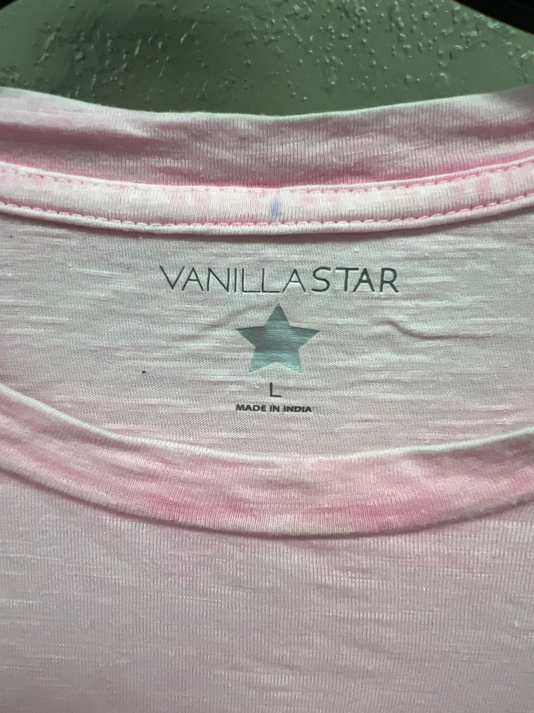 NWT VANILLA STAR TWIST FRONT TEE (org$42)