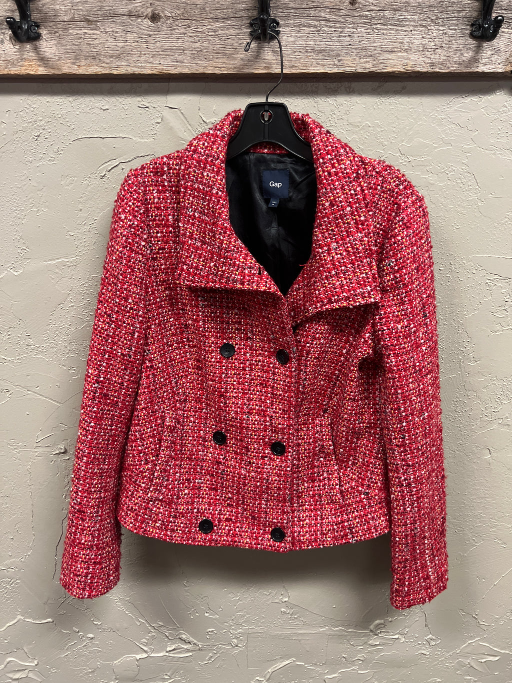 NWOT GAP DBL BREASTED TWEED JACKET