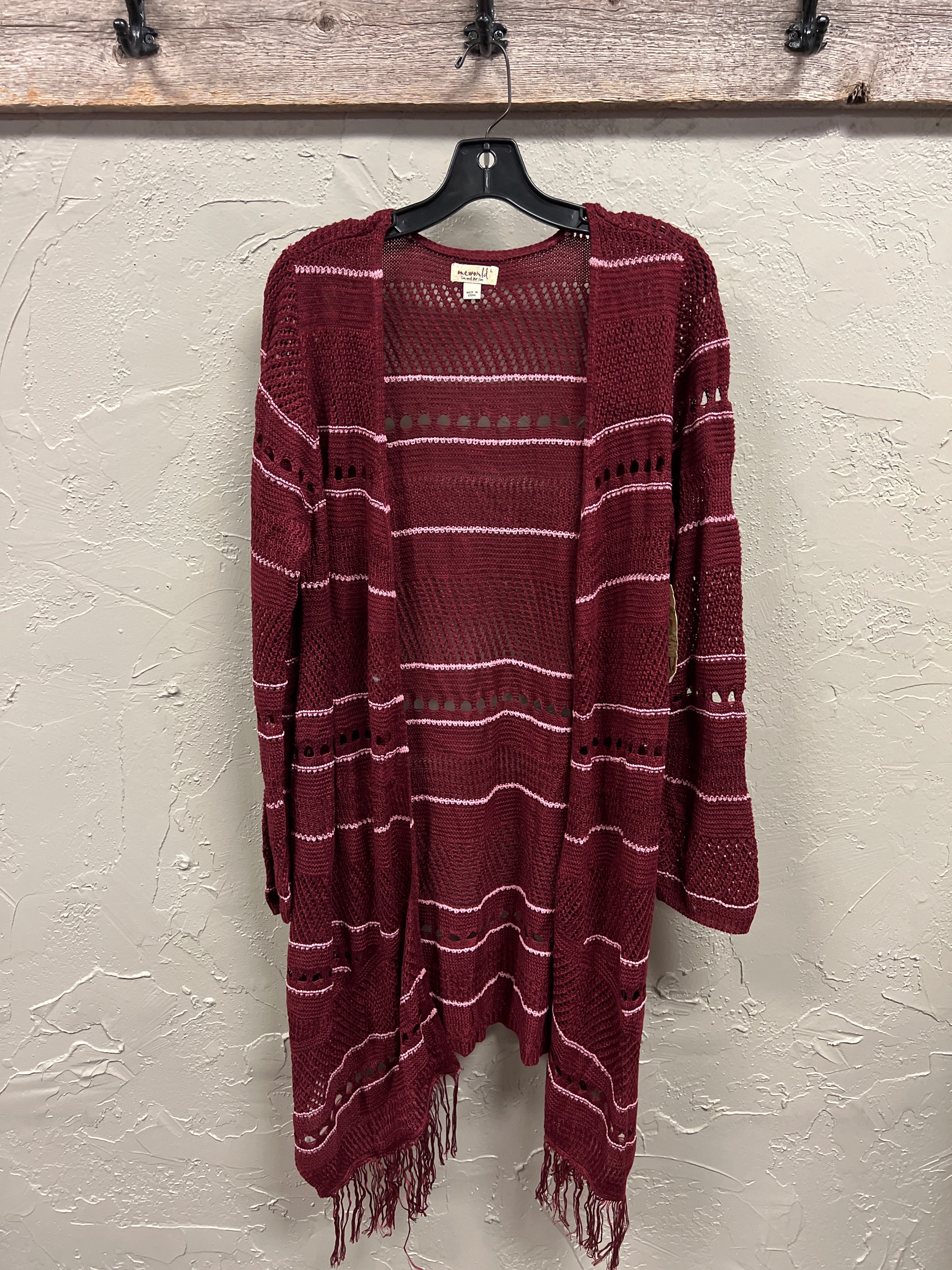 NWT ONE WORLD CARDIGAN