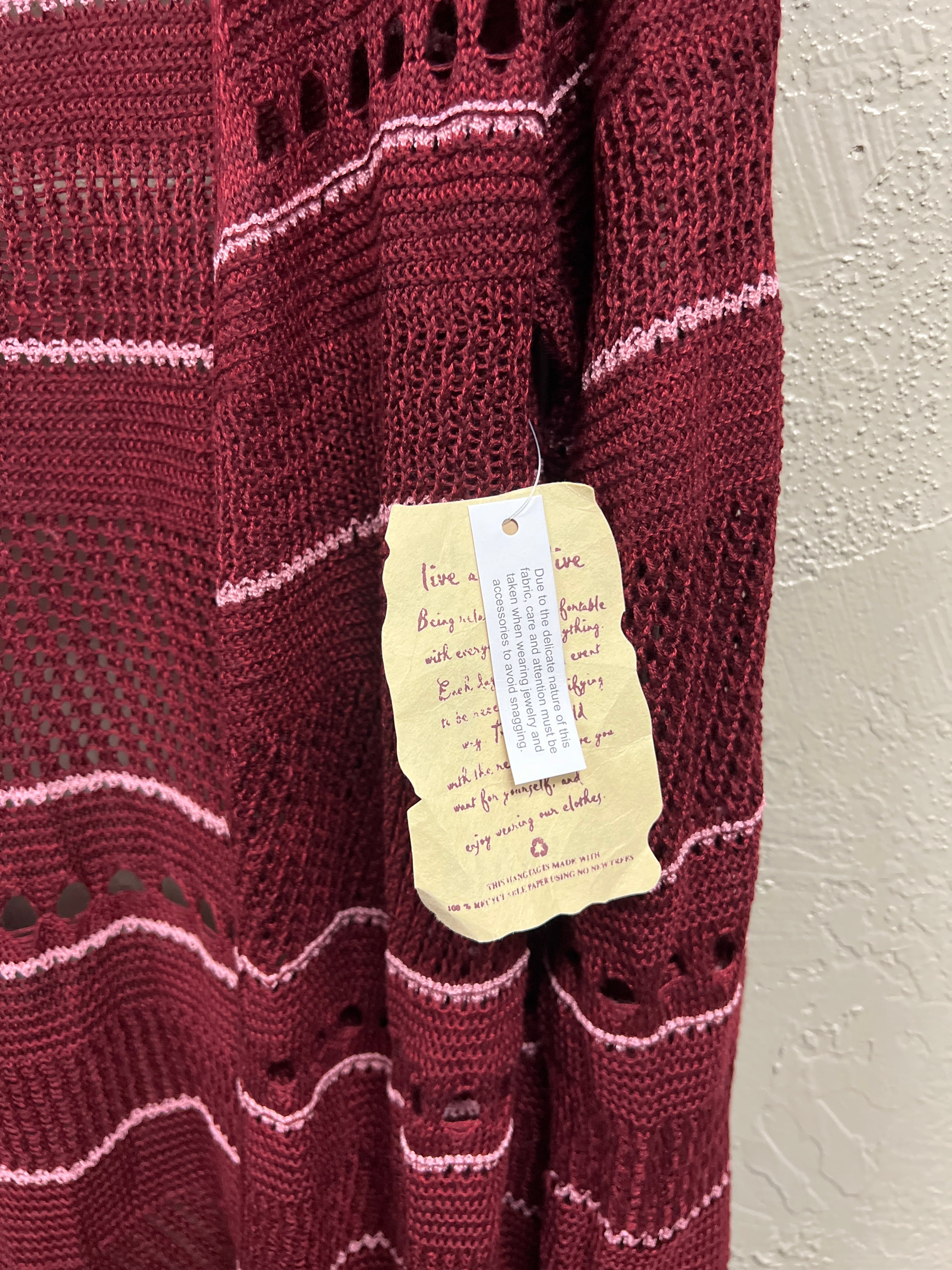 NWT ONE WORLD CARDIGAN