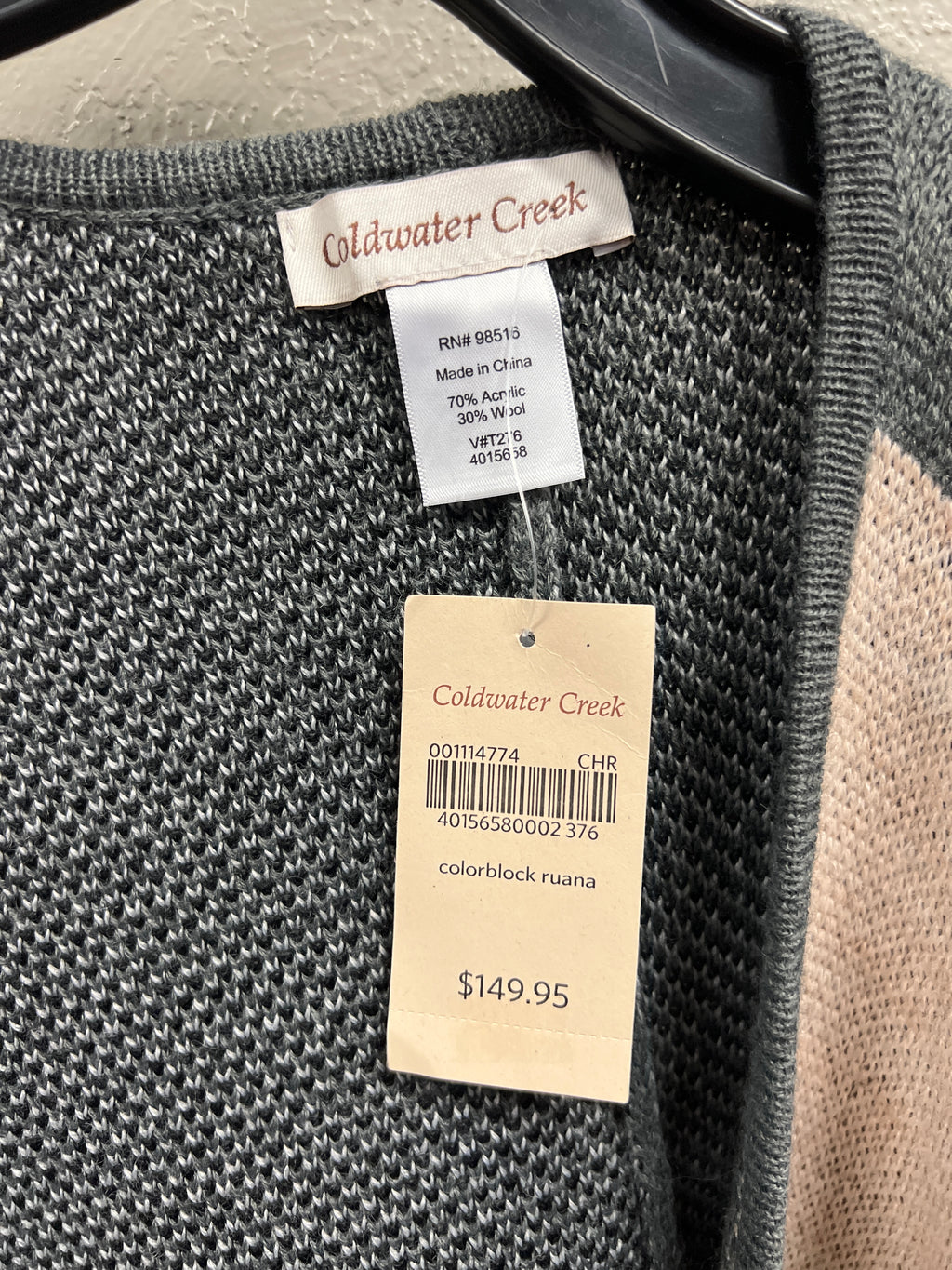 NWT Coldwater Creek Wrap (org$150)