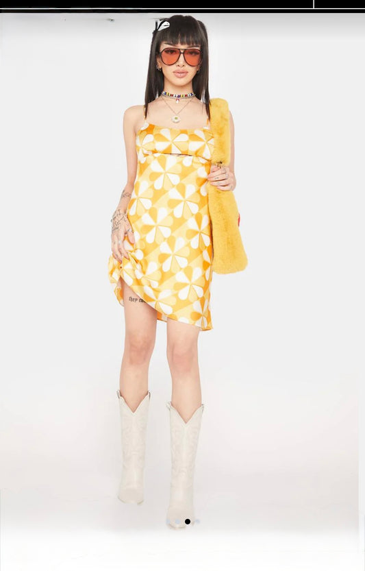 NWT COTTON CANDY OPEN BACK DRESS