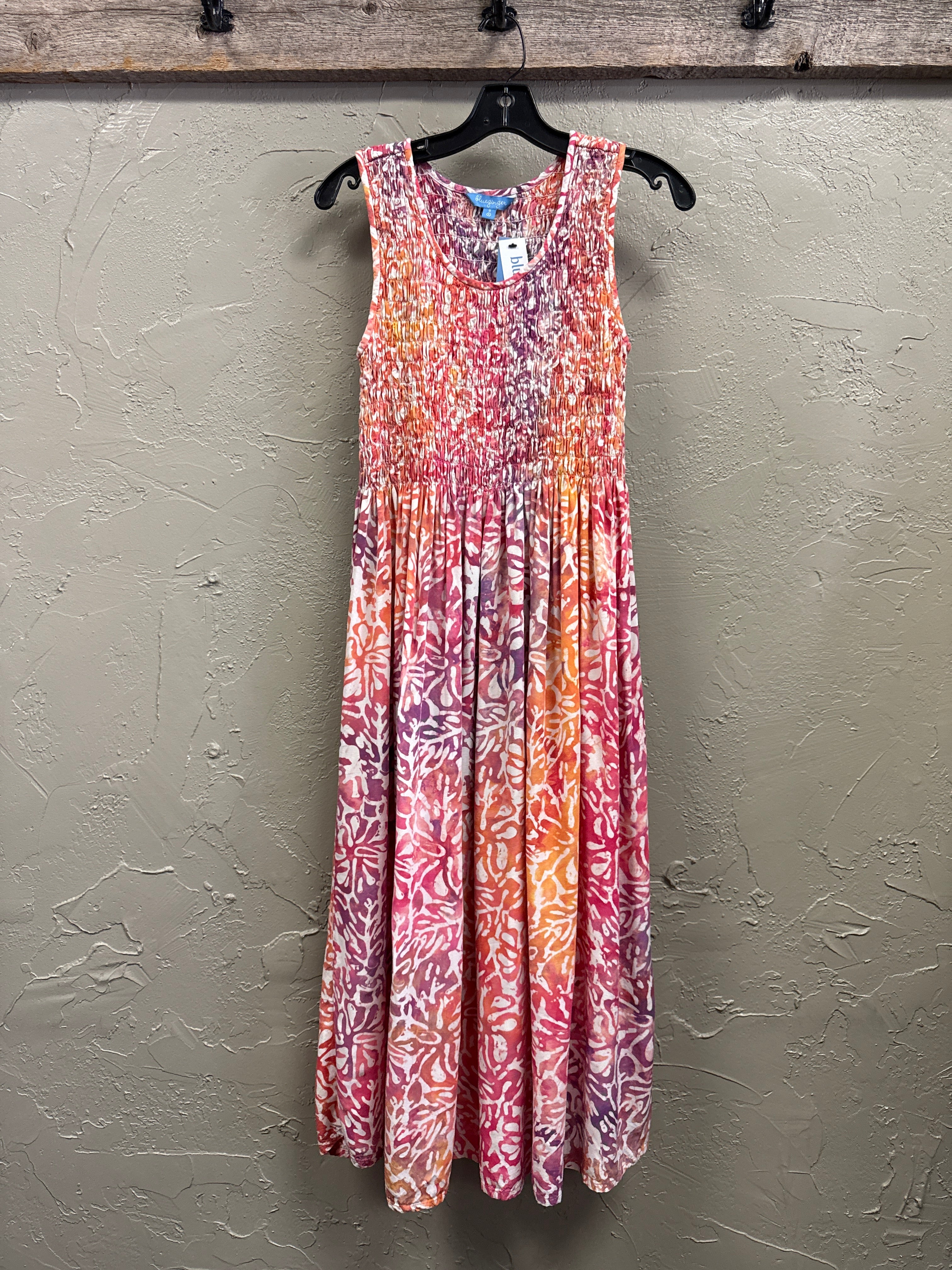 NWT Blue Ginger Smocked Maxi (org$96)