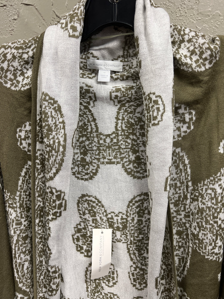 NWT NY&CO ASYMETRICAL CARDI (org$$55)