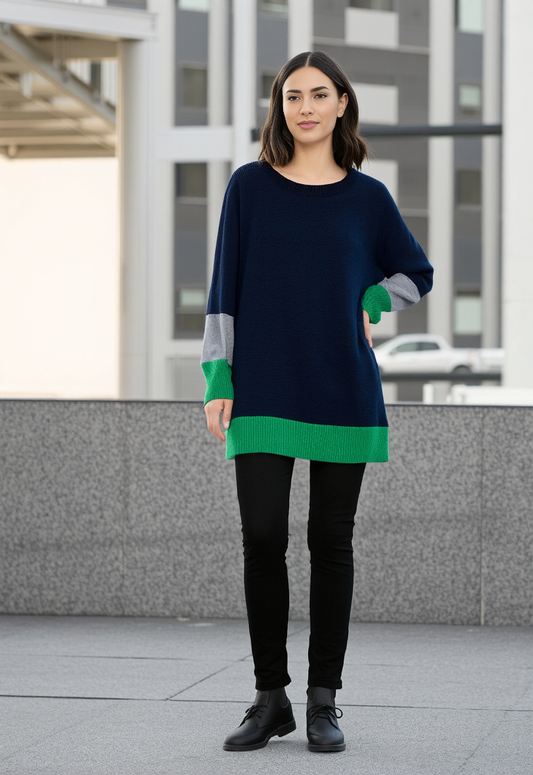 GAP COLOR BLOCK SWEATER