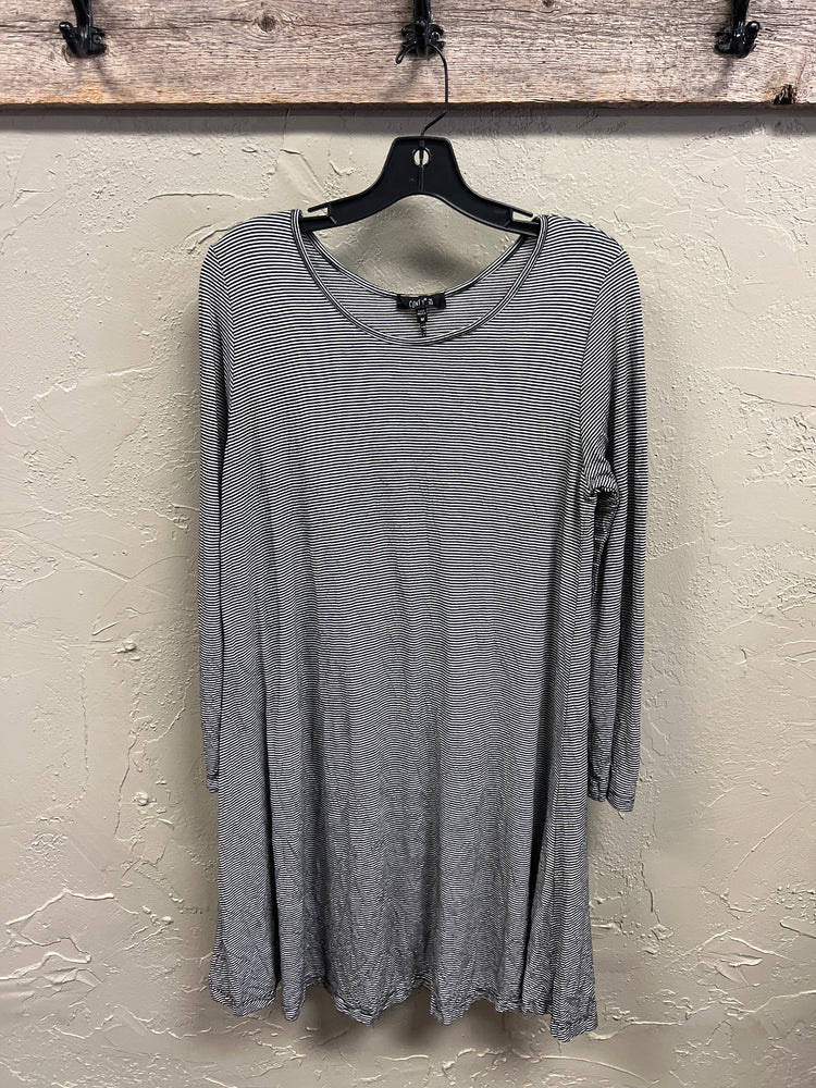 COMFY STRIPED TEE SHIRT DRESS