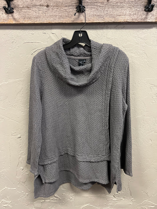 FOCUS CASUAL LIFE WAFFLE KNIT TUNIC