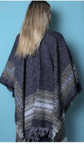 NWT Harve Benard Open-Front Poncho (org$44)