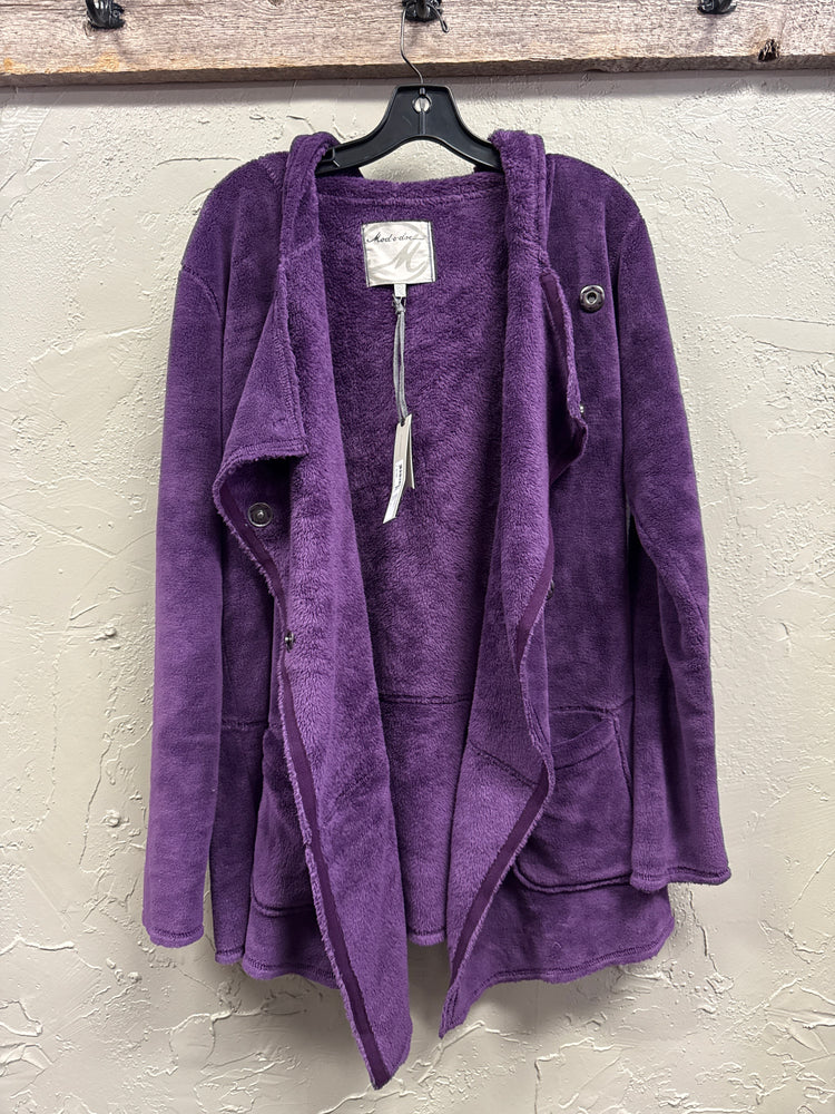 NWT MOD-O-DOC ASYMETRIC FLEESE JACKET (org$108)
