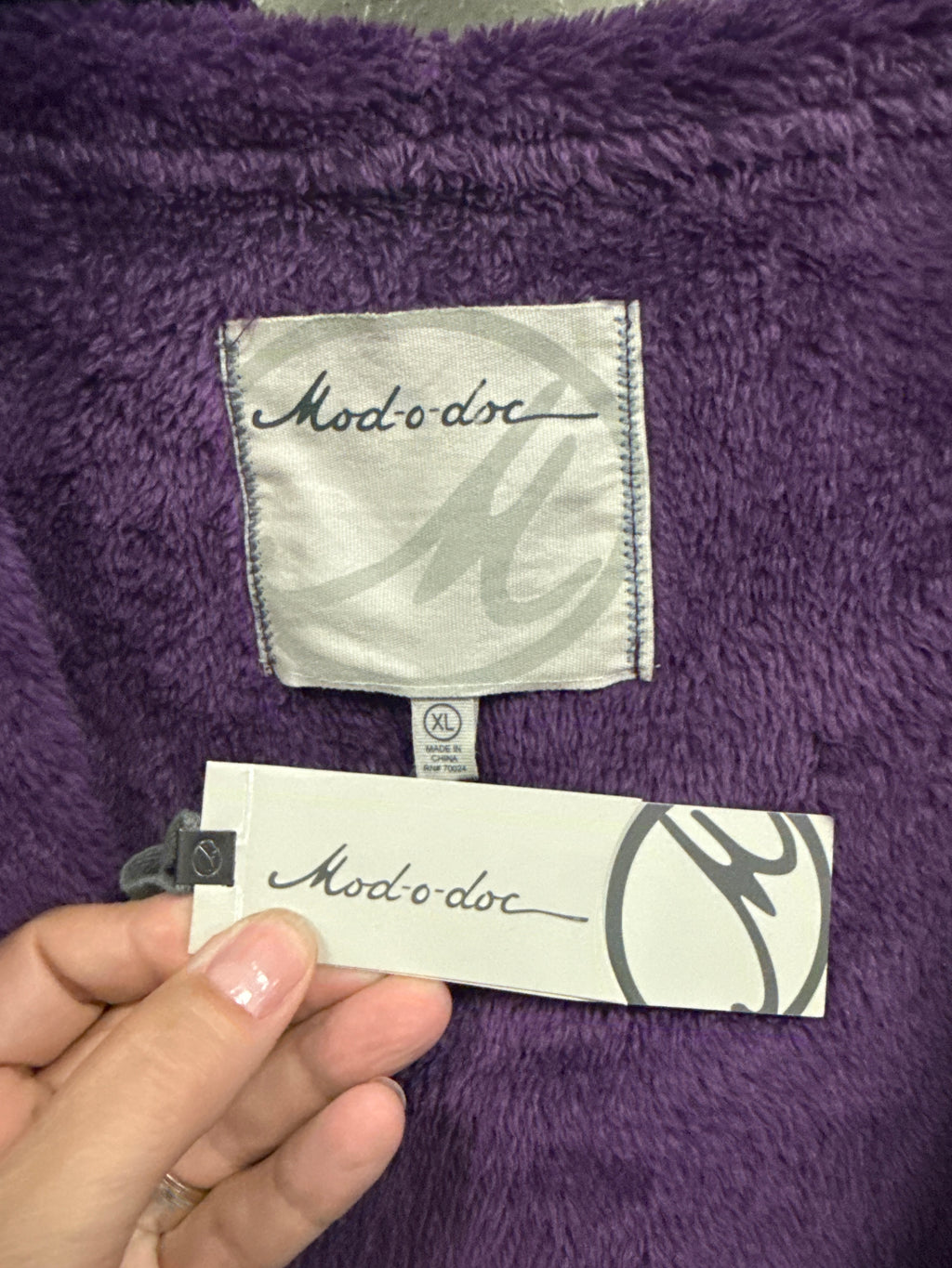 NWT Mod-o-doc Asym Fleece (org$108)