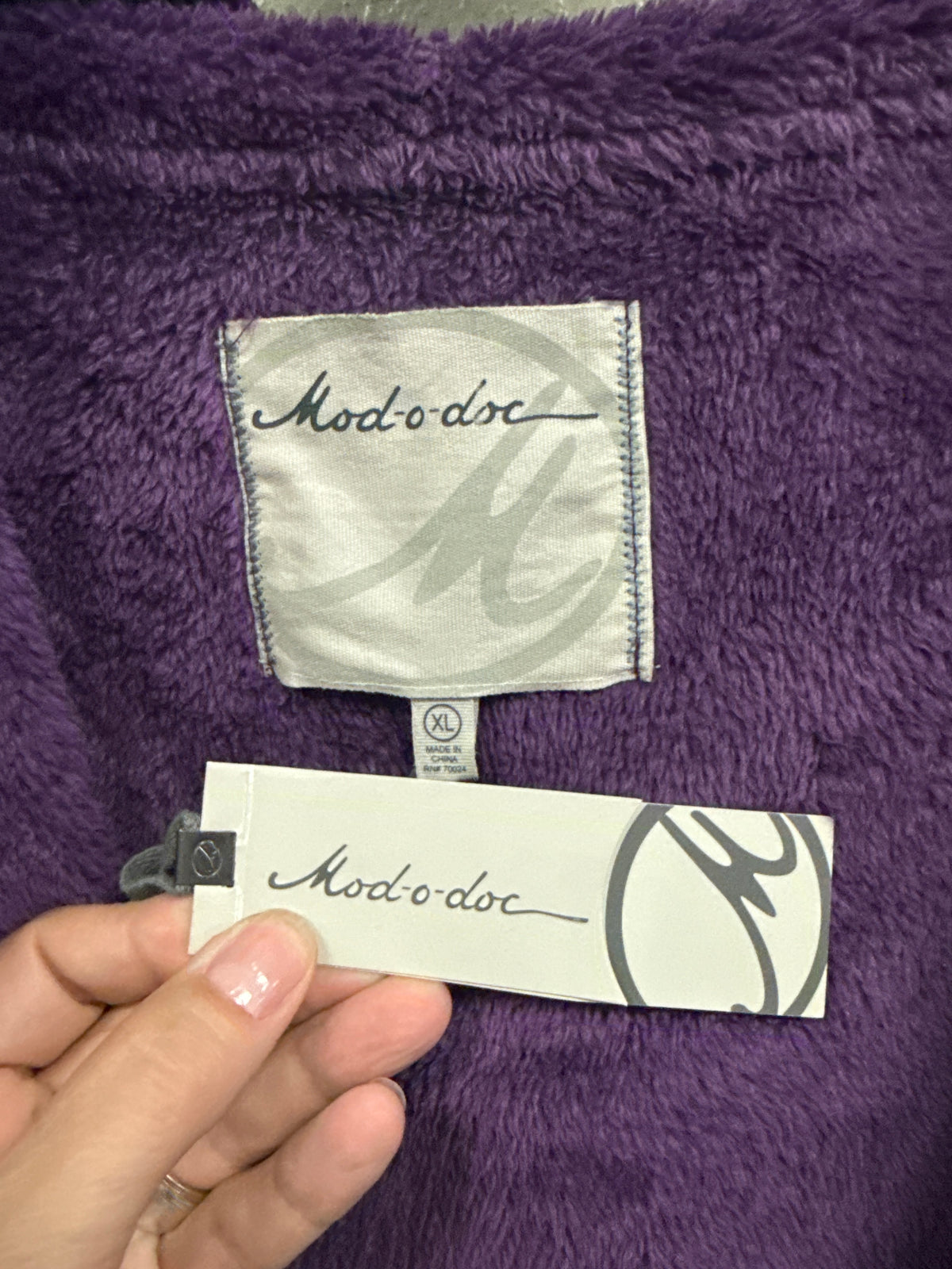 NWT Mod-o-doc Asym Fleece (org$108)